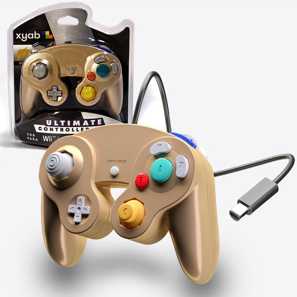 Gold Wired Controller for Nintendo GameCube