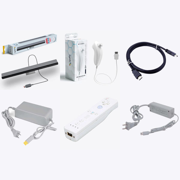 Nintendo Wii U Accessory Bundle with Remote & Nunchuk