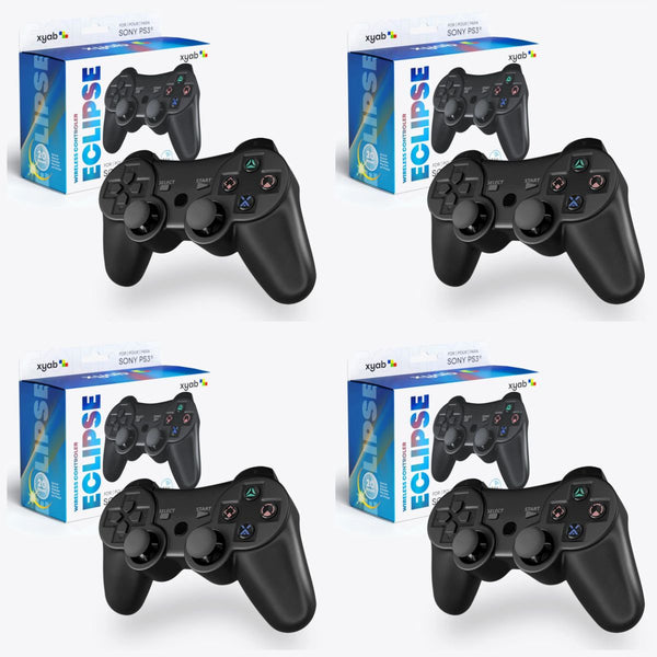 Pack of 4 Wireless Controllers for Sony PlayStation 3
